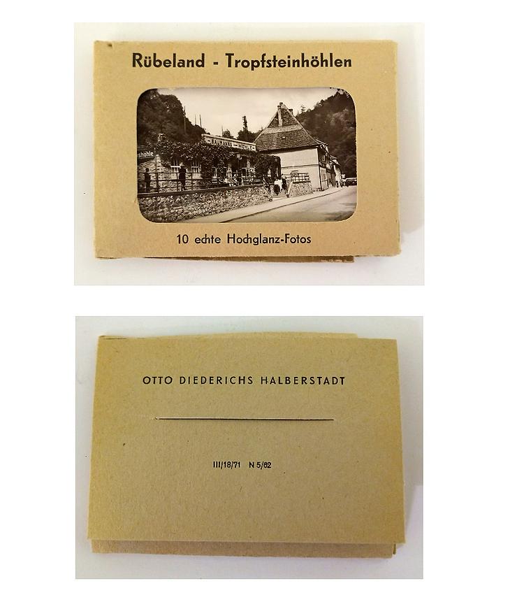 Alte Bilder der Sächsischen Schweiz und Rübeland Höhlen - Aufkleber, Schilder & Sammelbilder - Bild 1