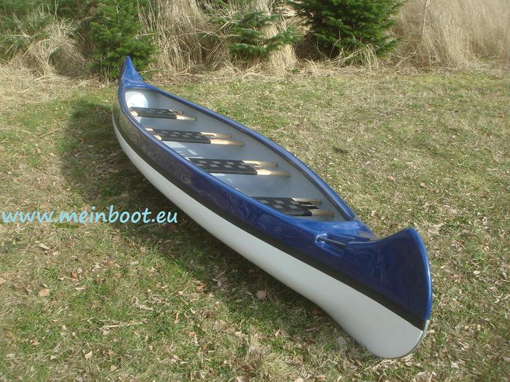 Kanu 4er Kanadier 500 Neu ! in blau /weiß - Kanus, Ruderboote & Paddel - Bild 2
