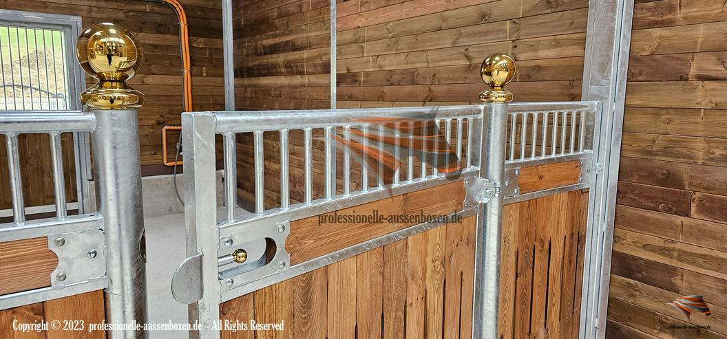 Bild 12: Pferdebox - Trennwände & Frontwände Top Stabile Stallboxen kaufen und Innenboxen