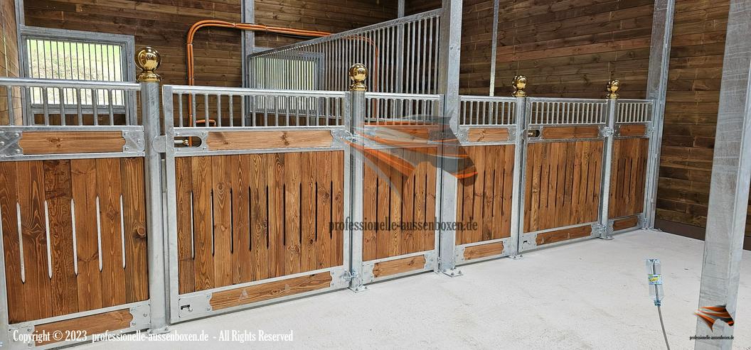 Bild 10: Pferdebox - Trennwände & Frontwände Top Stabile Stallboxen kaufen und Innenboxen