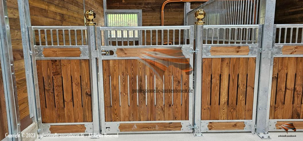 Bild 11: Pferdebox - Trennwände & Frontwände Top Stabile Stallboxen kaufen und Innenboxen