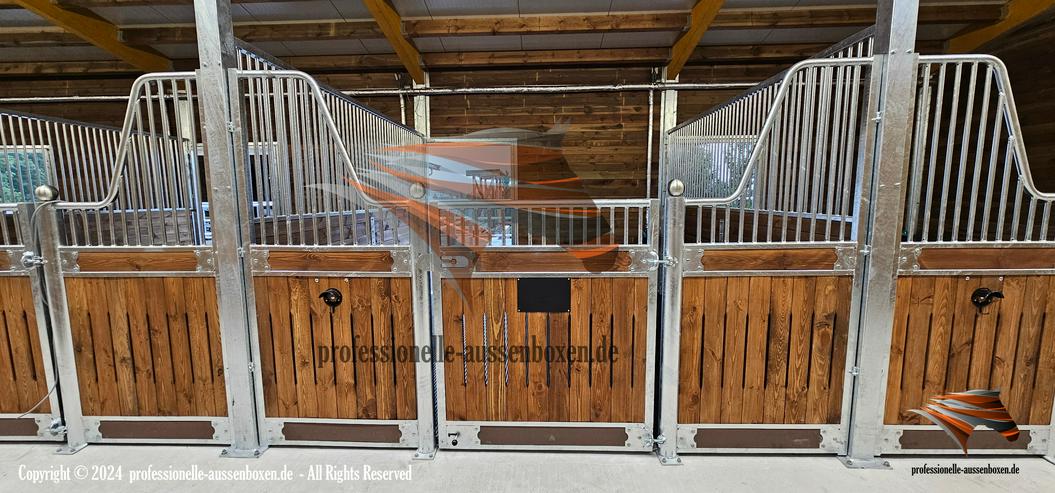 Bild 6: Pferdebox - Trennwände & Frontwände Top Stabile Stallboxen kaufen und Innenboxen