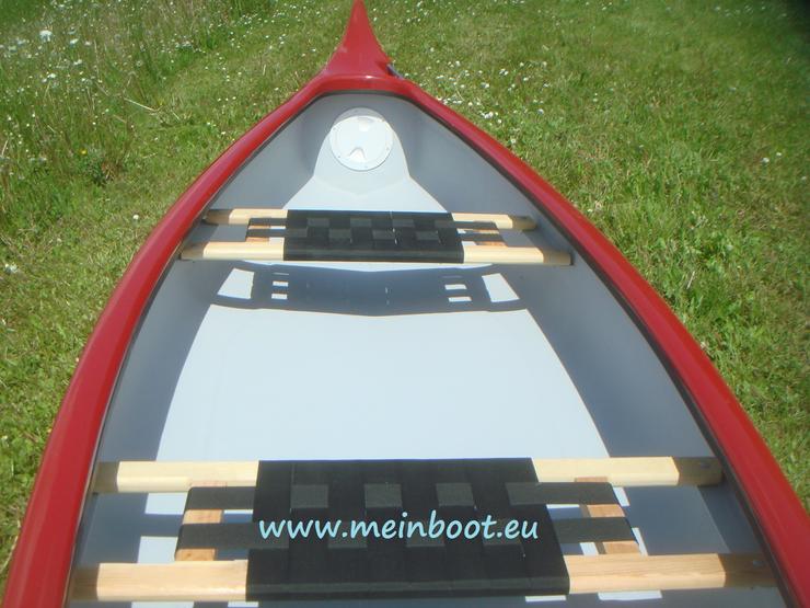 Kanu 3er Kanadier 500 Neu ! in rot /weiß - Kanus, Ruderboote & Paddel - Bild 5