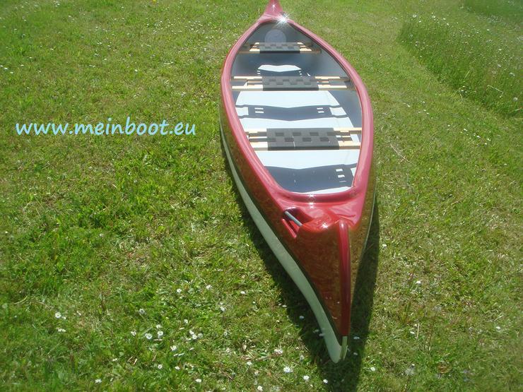 Kanu 3er Kanadier 500 Neu ! in rot /weiß - Kanus, Ruderboote & Paddel - Bild 4