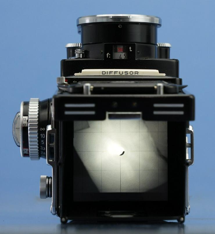 Rolleiflex Rollei 55MM F4 Distagon Zeiss Breite TLR Kamera + Meter + HÜLLE + KAPPEN WOW - Analoge Kompaktkameras - Bild 4