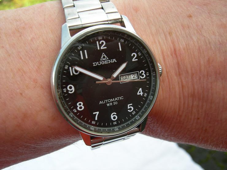 Bild 1: DUGENA Automatik Herren-Armbanduhr 
