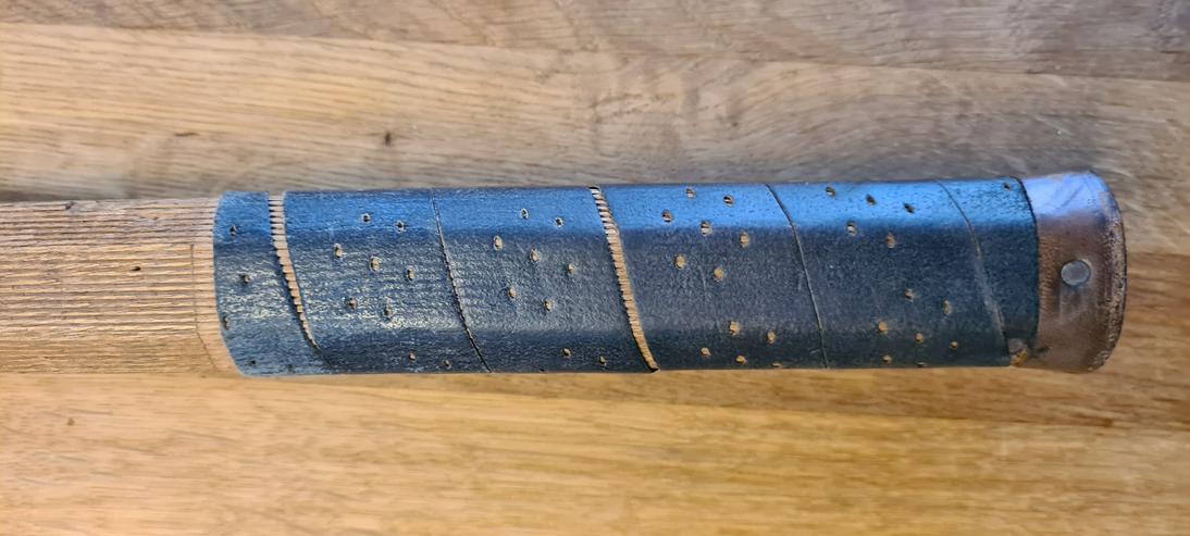 Bild 6: Alter Holz Tennisschläger mit Spanner (Vintage)
