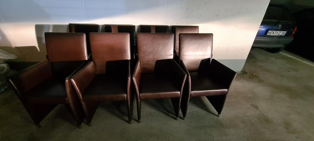 8x Walter Knoll Jason 1420 braun Dinner Chair - Stühle & Sitzbänke - Bild 5