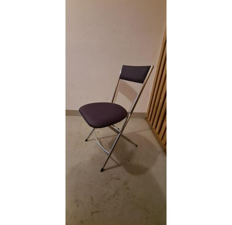 2 Klappstühle Lila - Stühle & Sitzbänke - Bild 4