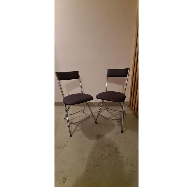 2 Klappstühle Lila - Stühle & Sitzbänke - Bild 2