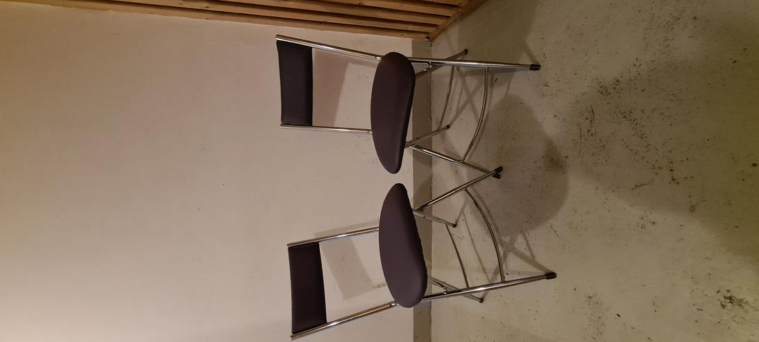 2 Klappstühle Lila - Stühle & Sitzbänke - Bild 1