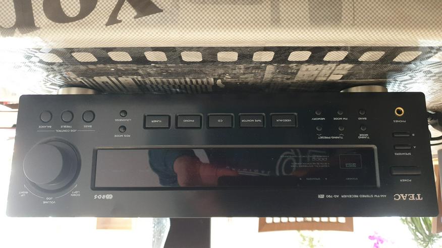 Bild 5: Receiver TEAC AG 790 mit Lautsprechern