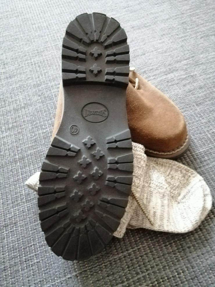 Trachten "Haferlschuhe" inkl. Socken (neu) - Größe 40 - Bild 3