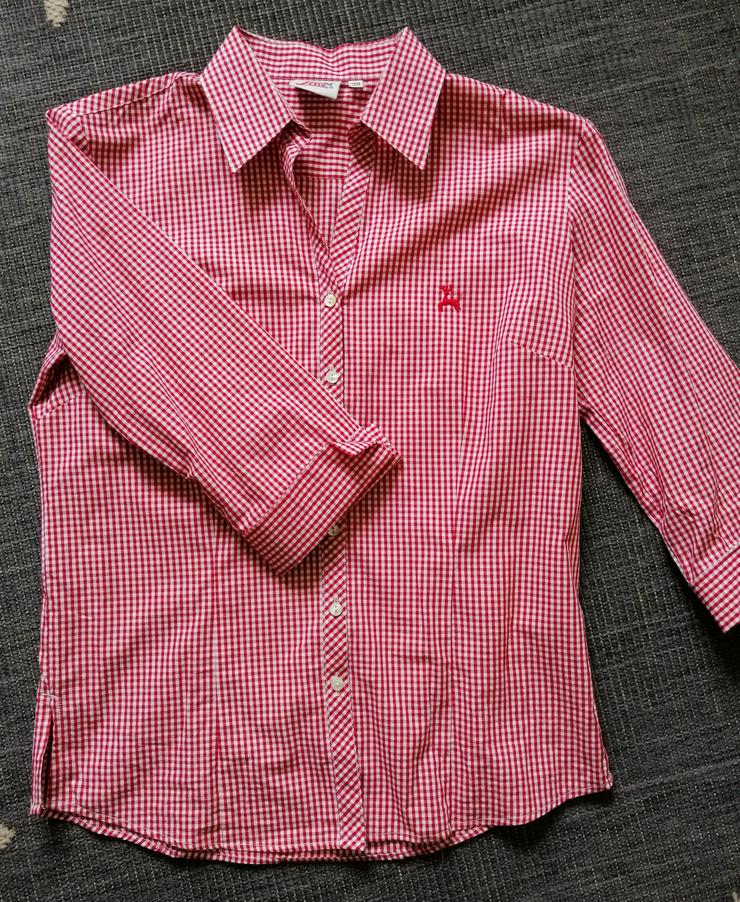Bild 1: Trachten Hemd rot/weiß