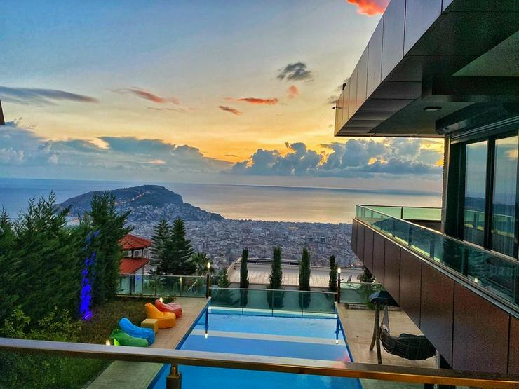 🌊 742- Ihr Traumhaus in der Türkei! Luxuriöse Villa in Alanya. Atemberaubender Meerblick! - Ferienhaus Türkei - Bild 4