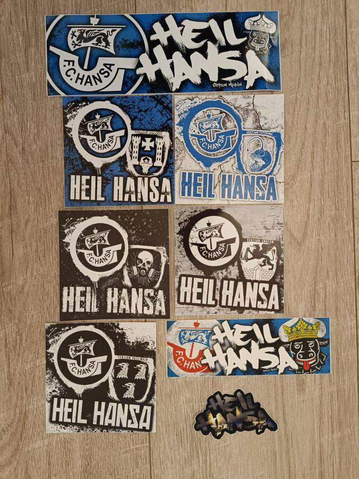 FC Hansa Rostock Ultras HEIL HANSA Serie Aufkleber Sticker Kleber Sammlung