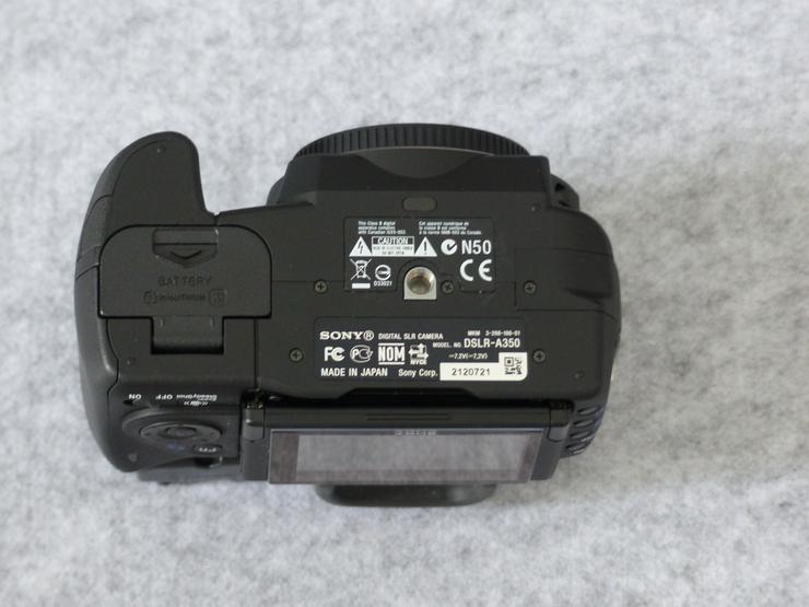 Bild 5: Sony alpha a350 DSLR mit Objektiv 18-70mm - absolut neuwertig!