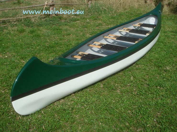 Kanu 5er Kanadier 550 Neu ! in grün /weiß - Kanus, Ruderboote & Paddel - Bild 1