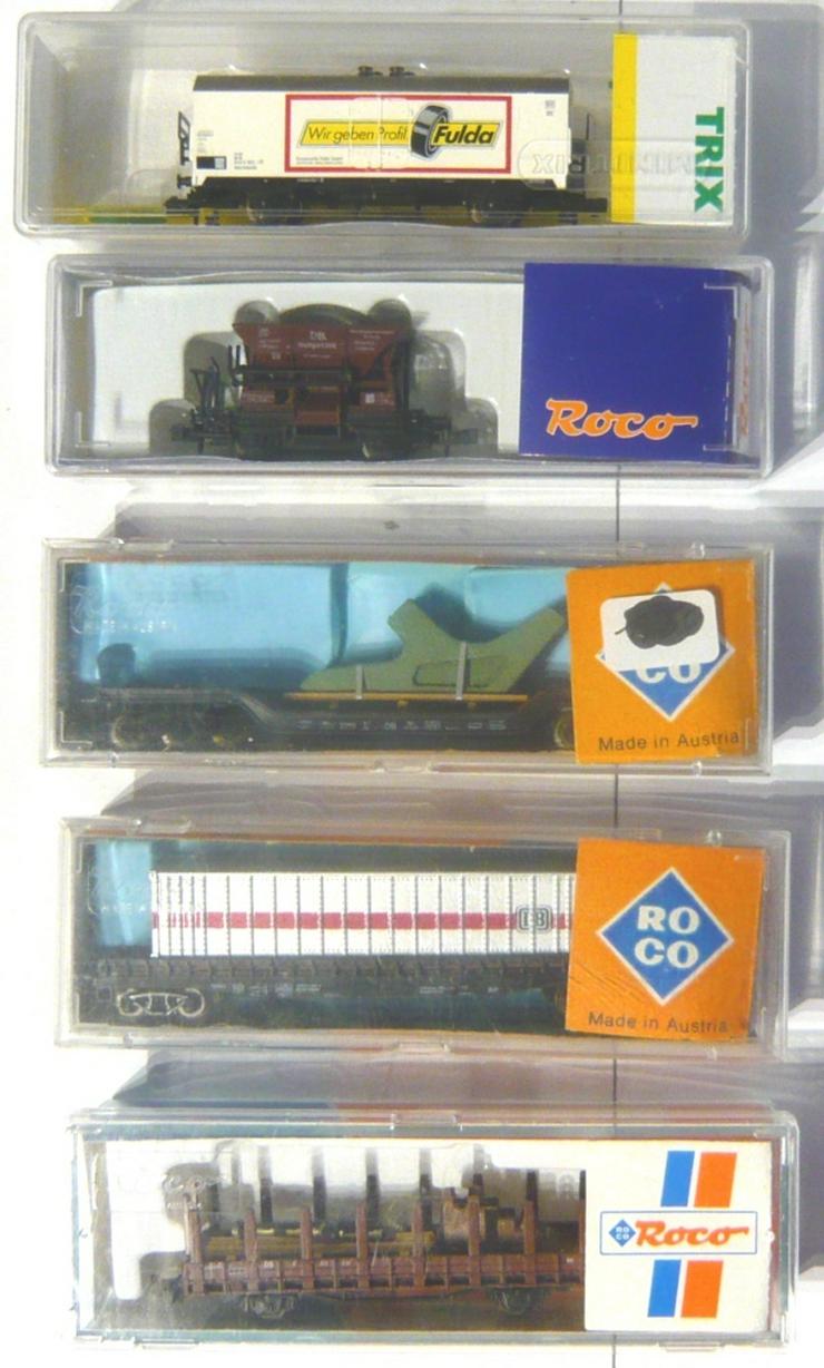Roco Trix N Güterzug Set 5 Wagen in Verpackung GUT