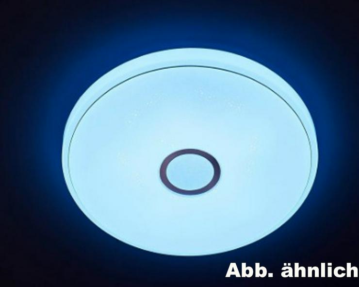 Bild 6: GLOBO Funk LED-Deckenleuchte EIN/AUS 70 cm Ø Chrom mit 8-Lichtfarben Modi & dimmbar!