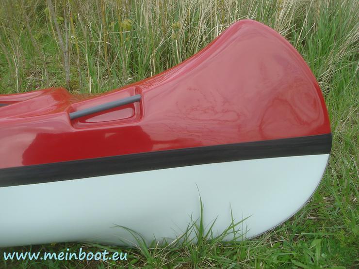 Kanu 2er Kanadier 420 Neu ! in rot /weiß - Kanus, Ruderboote & Paddel - Bild 3