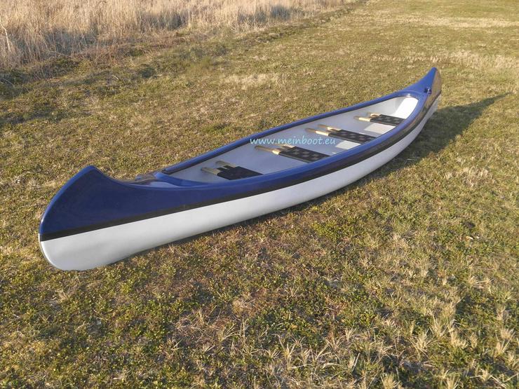 Kanu 4er Kanadier 550 Neu ! in blau /weiß - Kanus, Ruderboote & Paddel - Bild 1