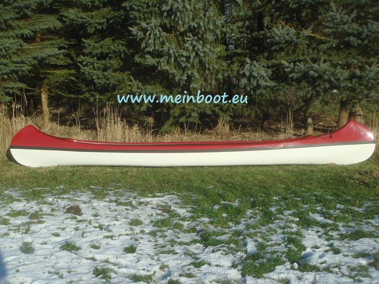 Kanu 5er Kanadier 550 Neu ! in rot /weiß - Kanus, Ruderboote & Paddel - Bild 2