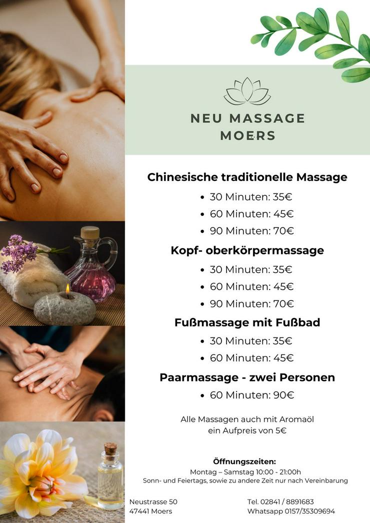 Bild 5: Neueröffnung: Chinesische Massage Neustraße in Moers