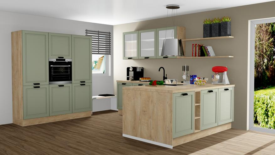 moderne Landhausküche mit mediterranem Flair BK 25-437