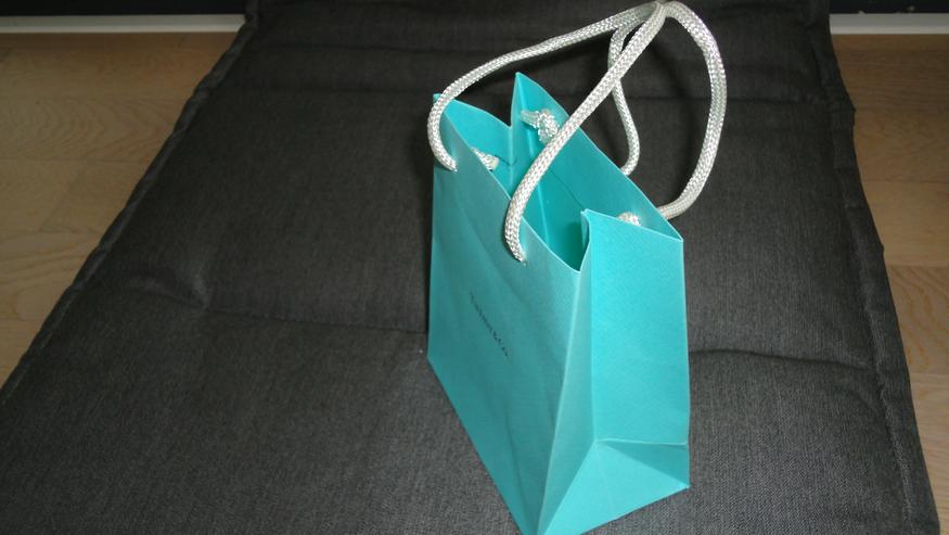 Bild 4: TIFFANY & Co. Geschenktüte, türkis, leer