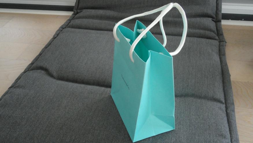 TIFFANY & Co. Geschenktüte, türkis, leer - Aufbewahrung - Bild 5