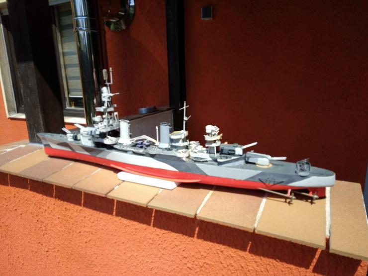 Schiffsmodell USS SALT LAKE CITY 1:200  RC-Modell - Schiffsmodelle - Bild 4