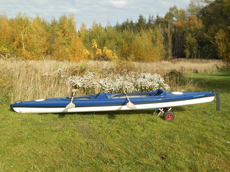 Kajak 2 bis 3er 495 Neu ! in blau /weiß - Kanus, Ruderboote & Paddel - Bild 9