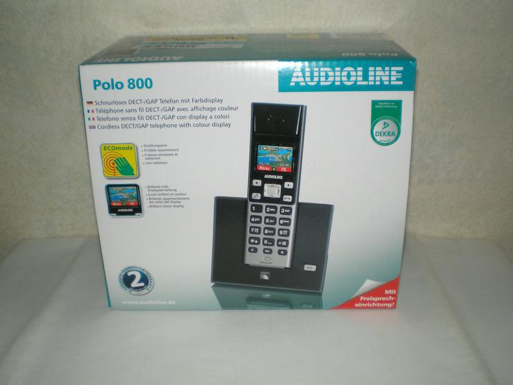 Schnurlostelefon Audioline Polo 800, Telefondosen, Handytaschen - Weitere - Bild 2