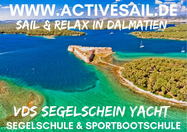 1 Woche Segeln lernen in der Inselwelt der Kornaten - Kroatien. Gesamte Yacht incl. Ausbilder. Preis saisonunabhängig. - Segelboote - Bild 1