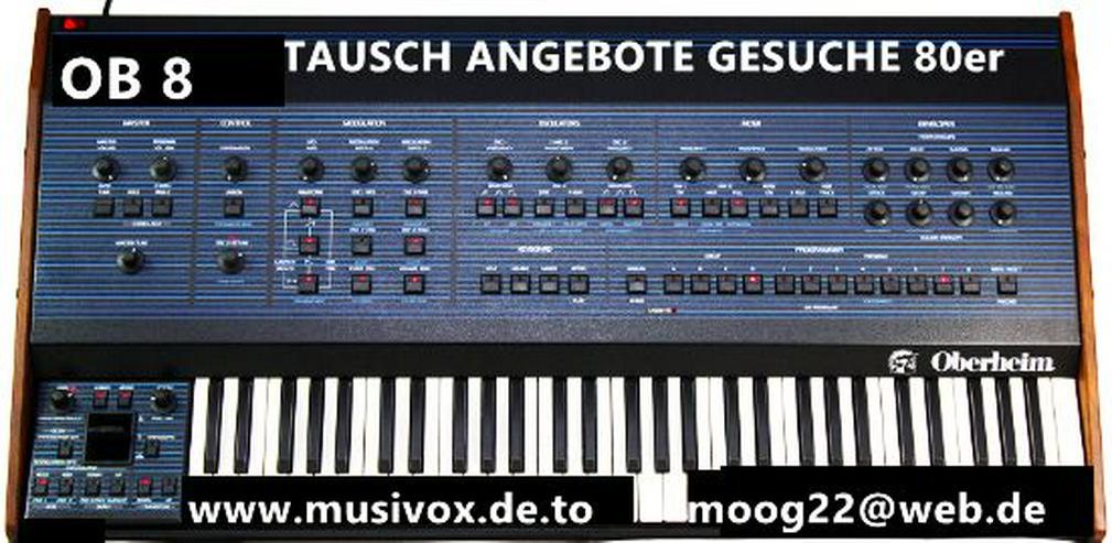 1980er ANALOG SYNTHESIZER ARP ROLAND OBERHEIM PROPHET UA   AUS HOESTUDIO   SIEHE FOTOS  SUCHE ANDERE 80er GGF TAUSCH - Keyboards & E-Pianos - Bild 9