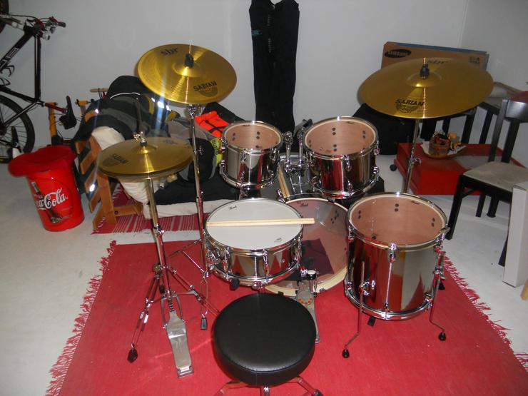 PEARL DRUMSET CHROME