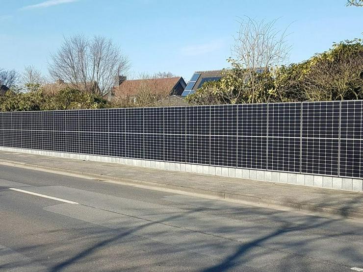 Bild 12: 685W HJT HIT NType Bifacial PV-Zaun Photovoltaik Modul Solar-Zaun Carport Markise Balkonkraftwerk 3m² = 1/3 Montagematerial sparen!!