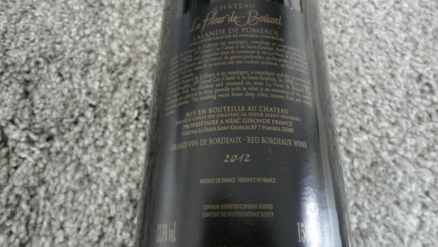 CHATEAU La Fleur de Boüard Magnumflasche, 2012 - Cabernet Franc - Bild 3