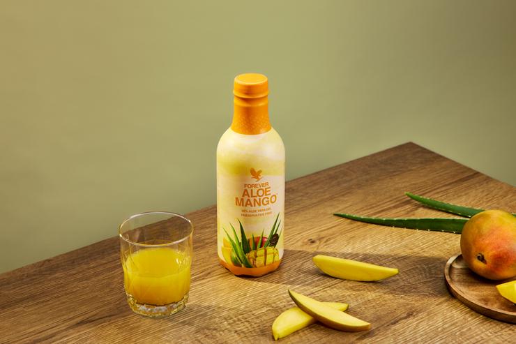 Forever Aloe Mango (ArtNr. 836) Vital-Getränk mit 86% reinem Aloe Vera Gel + natürlichem Mangopüree