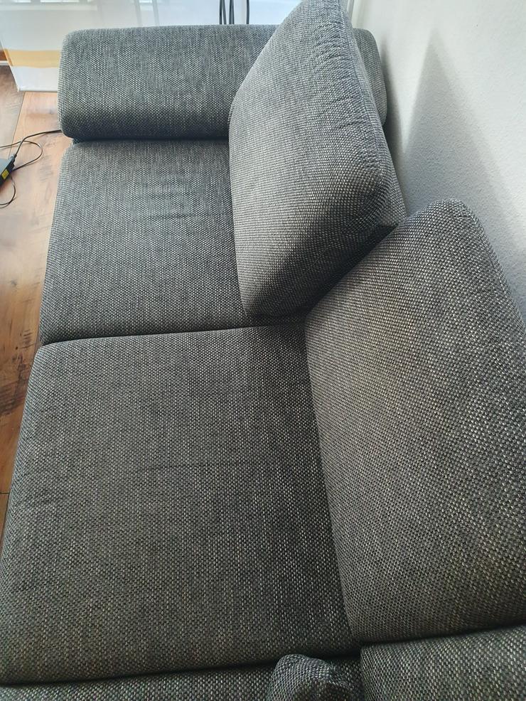 Sofa 2 Sitzer von W.Schillig mit Ottomane und Hocker - Sofas & Sitzmöbel - Bild 5