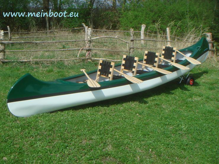 Kanu 5er Kanadier 550 Neu ! in grün /weiß - Kanus, Ruderboote & Paddel - Bild 8
