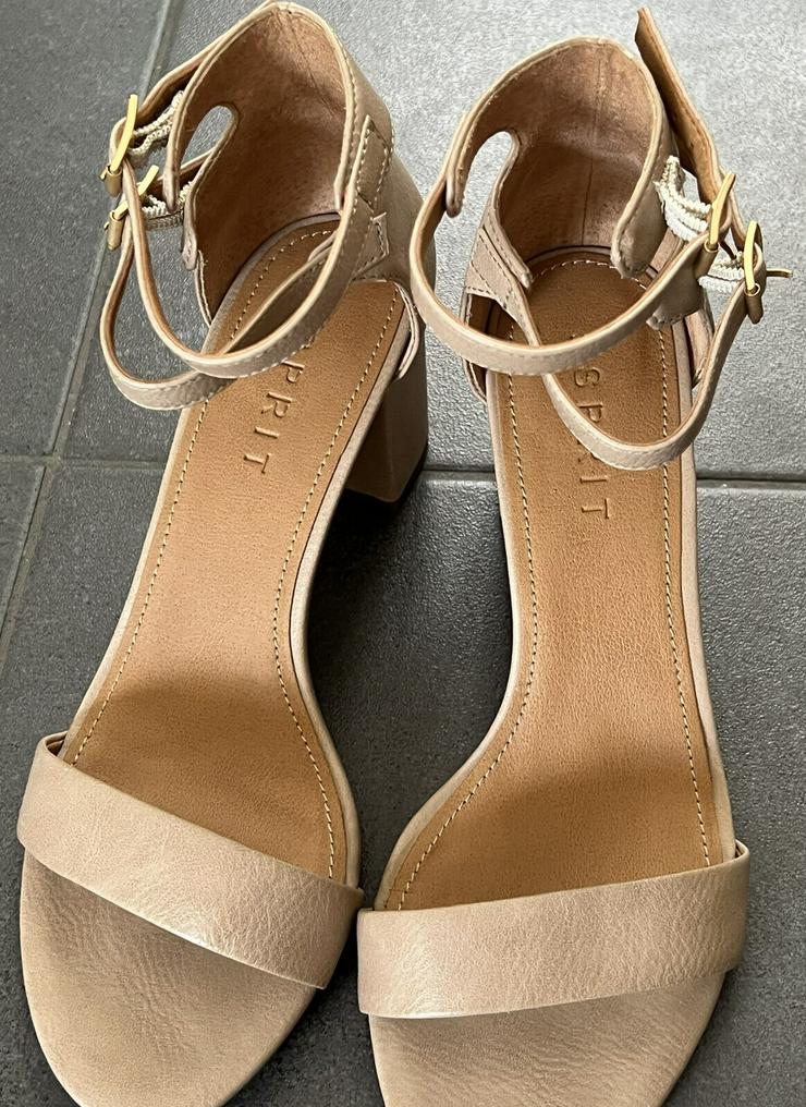 Bild 12: Esprit Damen Sandale Sandalette beige Größe 37