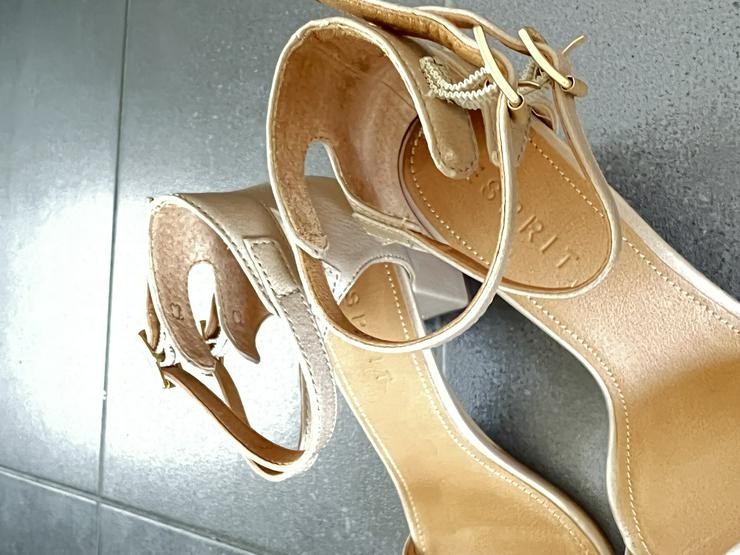 Bild 16: Esprit Damen Sandale Sandalette beige Größe 37