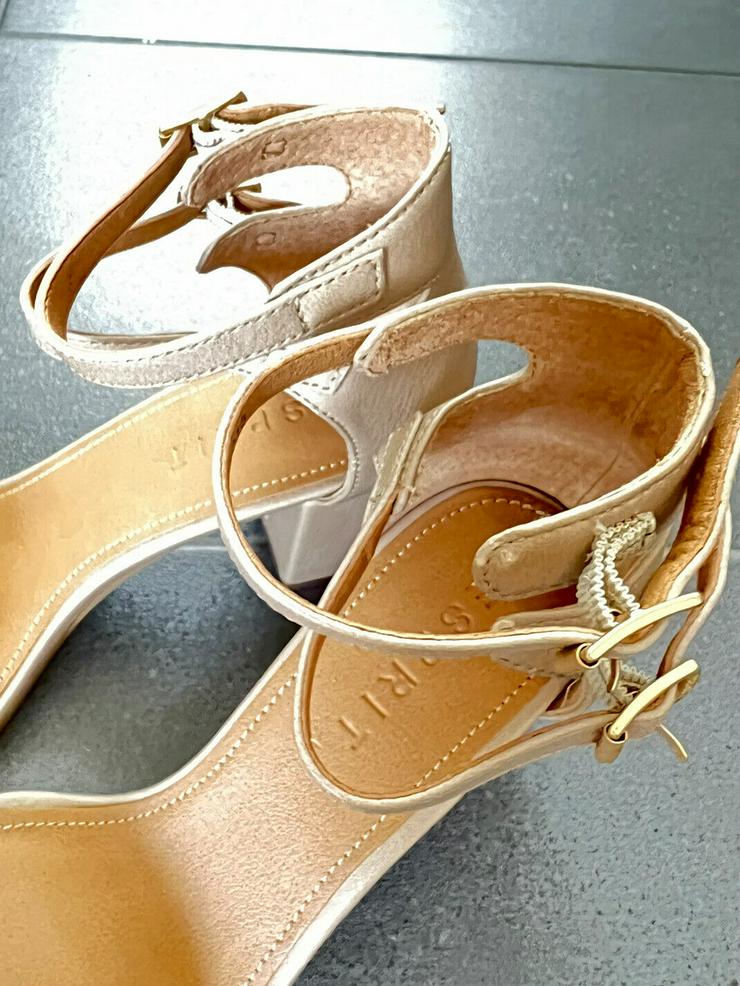 Esprit Damen Sandale Sandalette beige Größe 37 - Größe 37 - Bild 11