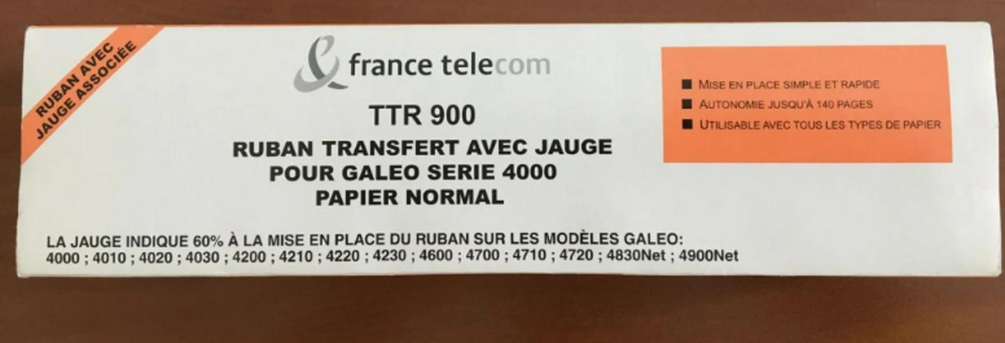 Druckfolie original France Telecom EGT Galeo 4000 4010 4200 4210 4600 4700 4710 4720, 140Seiten mit Chip - Faxgeräte - Bild 1