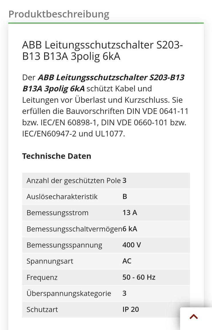 ABB Leitungsschutschalter, Strimstoßschalter , u.s.w. - Weitere - Bild 4