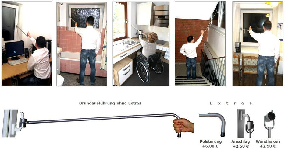 Fenstergriffverlängerung f. Büro, Küche, Bad - Basteln & Handarbeiten - Bild 2