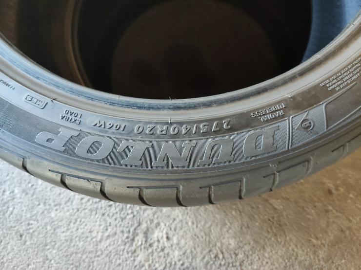 275/40 R20 + 315/35 R20  Dunlop Sport MAXX GT DSST runflat - Sommerreifen - Bild 8