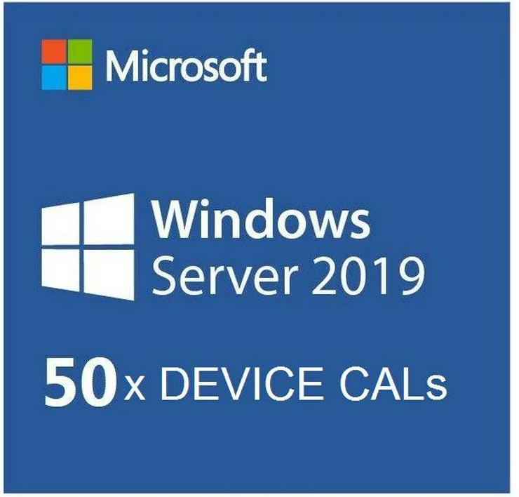 Windows Server 2019 50 Device CAL per Email Express Sendung